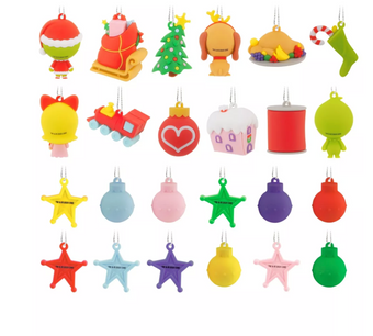 Hallmark The Grinch Christmas Countdown Calendar 24 Days of Mini Ornaments New