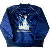 Disney Parks 50th Anniversary Mickey Castle Blue Bomber Jacket Size M New w Tag
