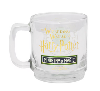 Universal Studios Ministry of Magic Glass Mug New With Tag