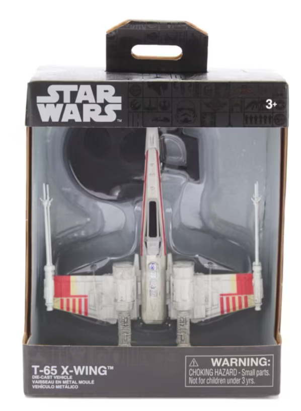Disney Parks Star Wars T-65 X-WING Die-Cast Vehicle Toy New With Tag
