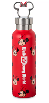 Disney Parks Minnie Mouse Stainless Steel Water Bottle – WDW New With Tags
