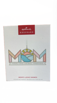 Hallmark 2025 Keepsake Mom's Love Shines Metal Christmas Ornament New with Box