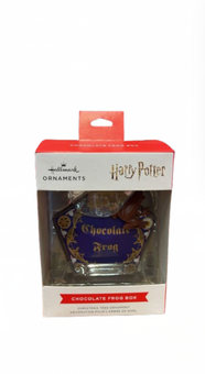 Hallmark Harry Potter Chocolate Frog Box Christmas Ornament New With Box