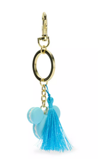 Disney Parks Mickey Mouse Icon Macaron Keychain – Blue New With Tag