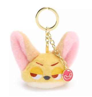 Disney Store Zootopia Finnick Face Plush Keychain New with Tag