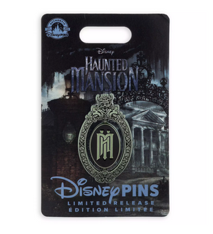 Disney Parks Haunted Mansion Live Action Movie Sculpted Bas Relief Pin New Card