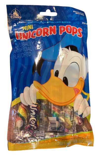 Disney Parks Mini Unicorn Pops Disney Characters Fun to Share 2.5 OZ New Sealed