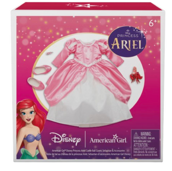 American Girl Disney Ariel Ball Gown Sebastian & Accessories for 18inch Doll New