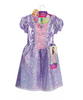 Disney Princess Rapunzel Satin Core Dress with Cameo Size 4-6x New with Tag