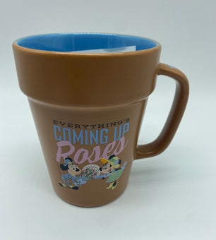 Disney Flower and Garden 2022 Mickey Minnie Coming Up Roses Passholder Mug New