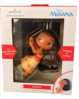 Hallmark Disney Swinging Moana Christmas Ornament New with Box