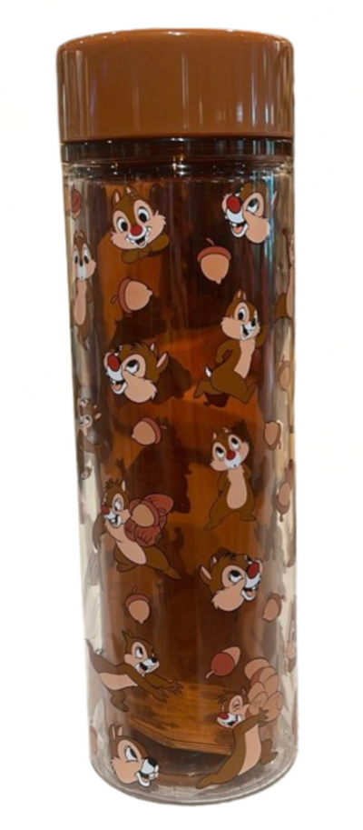 Disney Parks Chip and Dale Brown Water Bottle New With Tag