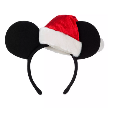 Disney Parks Classics Christmas Santa Mickey Ear Headband for Adults New w Tag