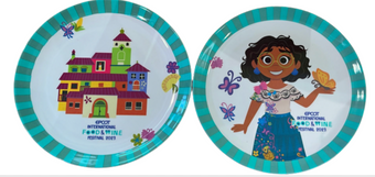 Disney Parks EPCOT Food & Wine Festival 2023 Encanto Mirabel Set of 2 Plates New