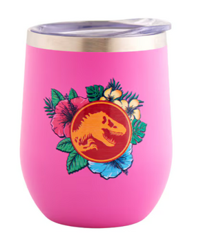 Universal Studios Jurassic World Tropical Wine Tumbler New With Tag