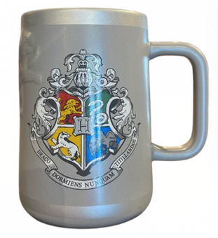 Universal Studios Harry Potter Hogwarts Crest 3D Sculpted Coffee Mug New W Tag