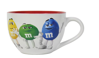 M&M's World All Characters Including Purple Cappuccino Mug New