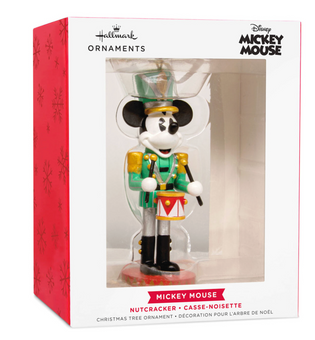 Hallmark Peanuts Mickey Mouse Nutcracker Christmas Tree Ornament New with Box