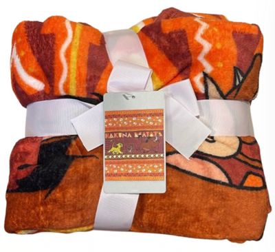 Disney Parks Lion King Hakuna Matata Throw Plaid Blanket New With Tag