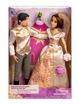 Disney Parks Rapunzel and Eugene Wedding Doll Set – Tangled New With Tags