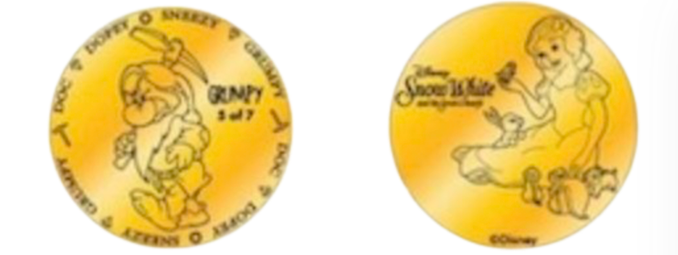 Disney Magic Island Breezeway Grumpy Snow White Collectible Coin Medal ...