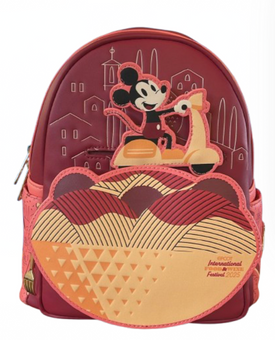 Disney Parks Epcot Food & Wine 2025 Festival Mickey Loungefly Backpack New W Tag