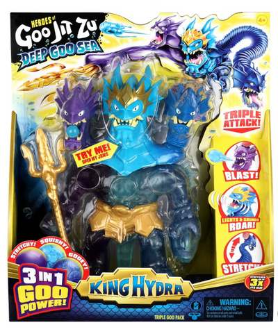 Heroes of Goo Jit Zu King Hydra Deep Goo Sea Figure Toy New With Box