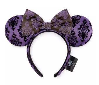 Disney Parks The Haunted Mansion Wallpaper Ear Headband for Adults New With Tag