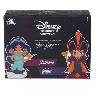 Disney D23 Jasmine and Jafar Designer Vinyl Figurine Set by Stacey Aoyama New