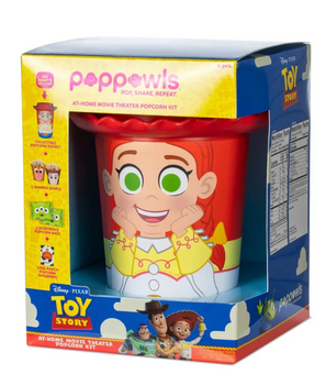Disney Pixar Toy Story 5 Poppowls Jessie At-Home Movie Theater Popcorn Kit New