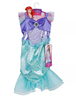 Disney Princess Ariel Satin Core Dress with Cameo Size 4-6x New with Tag