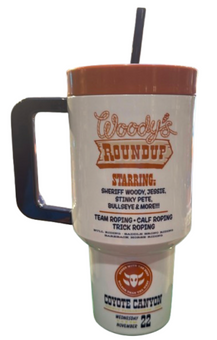 Disney Parks Toy Story Woody's Roundup Tumbler W Straw New with Tag