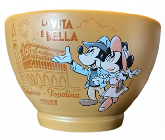 Disney Parks Epcot World Showcase Italy La Vita è Bella Ceramic Bowl New W Tag