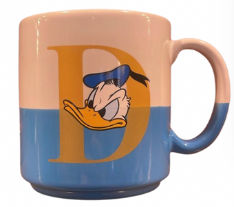 Disney Parks Letter D Donald Even Tempered Coffee Mug New with Tag