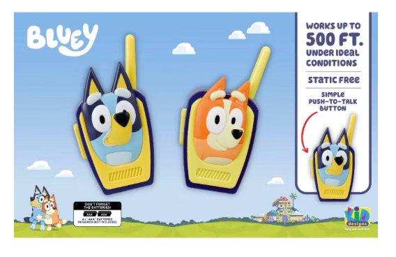 Disney Bluey Walkie Talkies Toy New With Tag