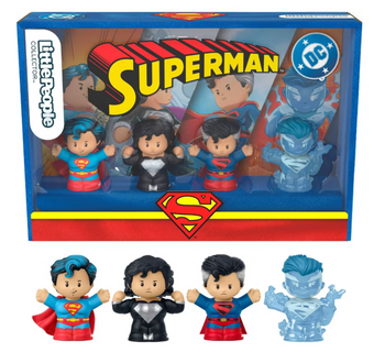 Little People Superman Through The Ages Mini Figure New With Tag