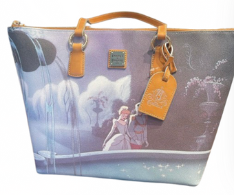 Disney Parks Dooney & Burke Cinderella Princess 75th Tote Bag New with Tag