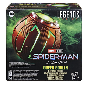 Disney Parks Marvel Legends Series Green Goblin Roleplay Electronic Pumpkin New