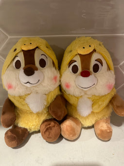 Disney Easter Chip 'n Dale with Chicks Outfit Plush Set New without Tag