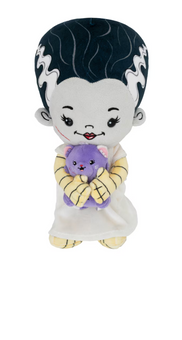 Universal Dark Universe Bitty Monsters Frankenstein Bride Plush with Kitty New