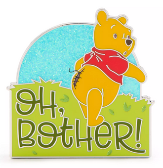 Disney Parks Winnie the Pooh Oh Bother! Pin New With Card