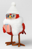 Target Featherly Friends Fabric Bird Christmas Figurine Wondershop Red New