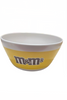 M&M's World Yellow Character Silhouette Melamine Satin Finish Bowl New