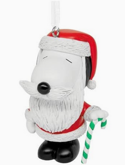 Hallmark Peanuts Santa Snoopy Christmas Ornament New With Box