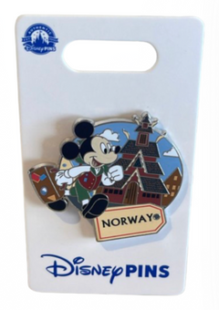 Disney Parks Epcot World Showcase Norway Mickey Mouse Pin New with Card