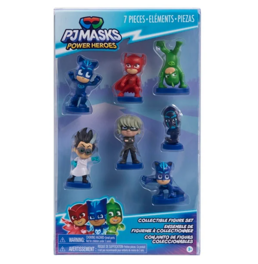 Disney PJ Masks Power Heroes 7piece Collectible Figure Set Toy Set