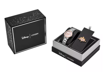 Disney Parks Aurora Watch and Pin Set by Citizen – Sleeping Beauty New With Tag