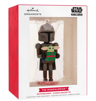 Hallmark Disney Star Wars Mandalorian and Grogu Nutcracker Christmas Ornament