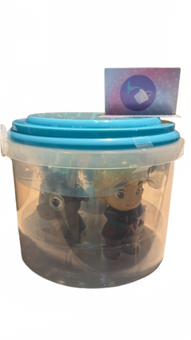 Disney Parks Frozen Anna Elsa Olaf Kristoff Sven Bath Set Toy New with Tag