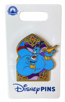 Disney Parks Aladdin Genie Pin New With Card